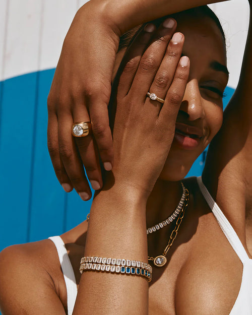 Azure Tennis Bracelet