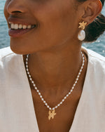 Starfish Pearl Necklace