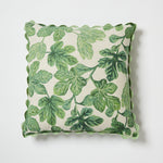 Fig Green Cushion Square