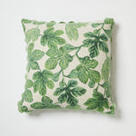 Fig Green Cushion Square