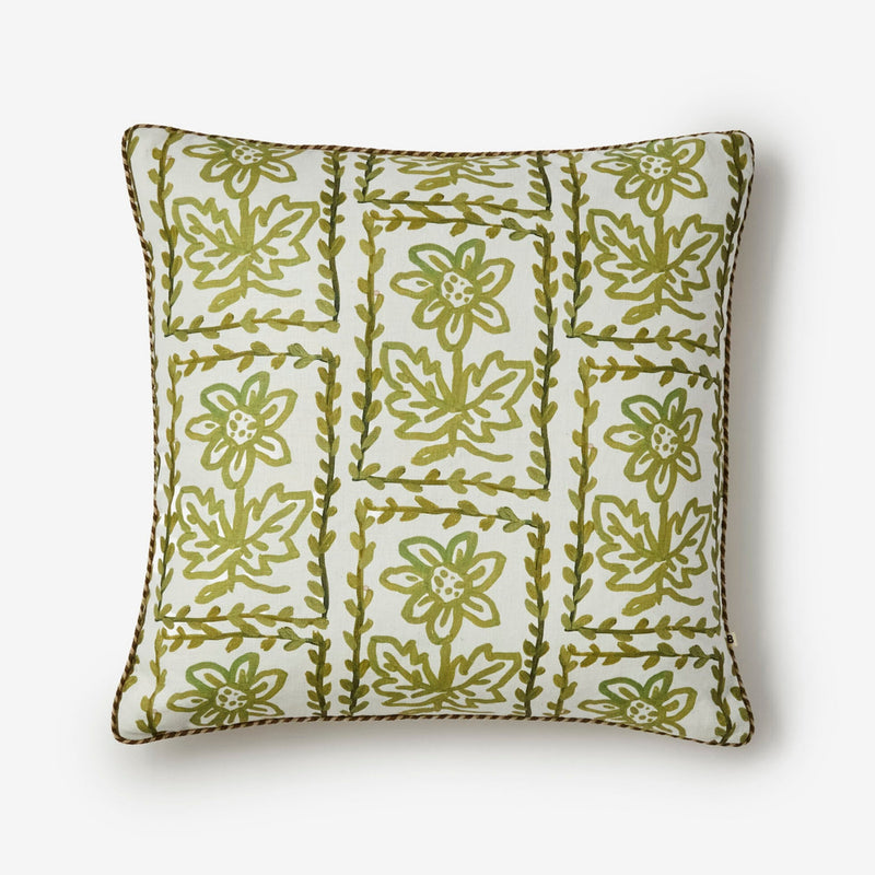Daisy Olive Cushion