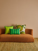 Dahlia Green Cushion