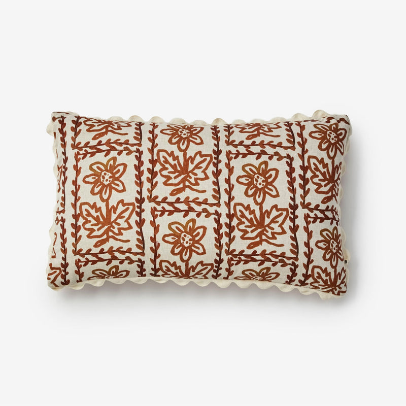 Daisy Hazelnut Cushion