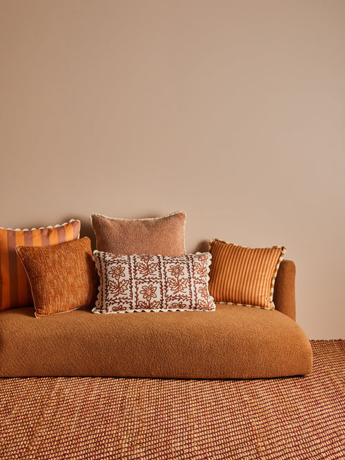 Daisy Hazelnut Cushion