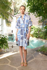 Kiara Botanical Dress | Denim