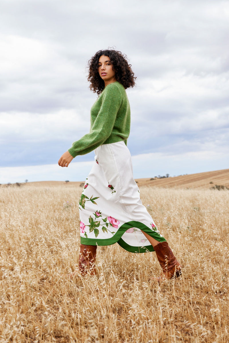 Maude Knit Jumper | Forest