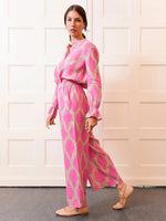 Fennel Pants | Ikat Pink