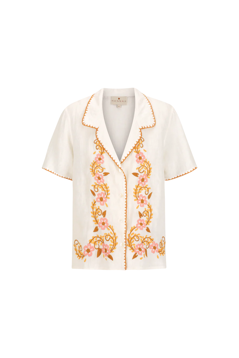Gabriela Shirt | Blossom Coral