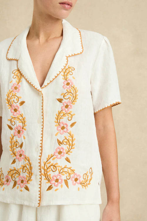 Gabriela Shirt | Blossom Coral