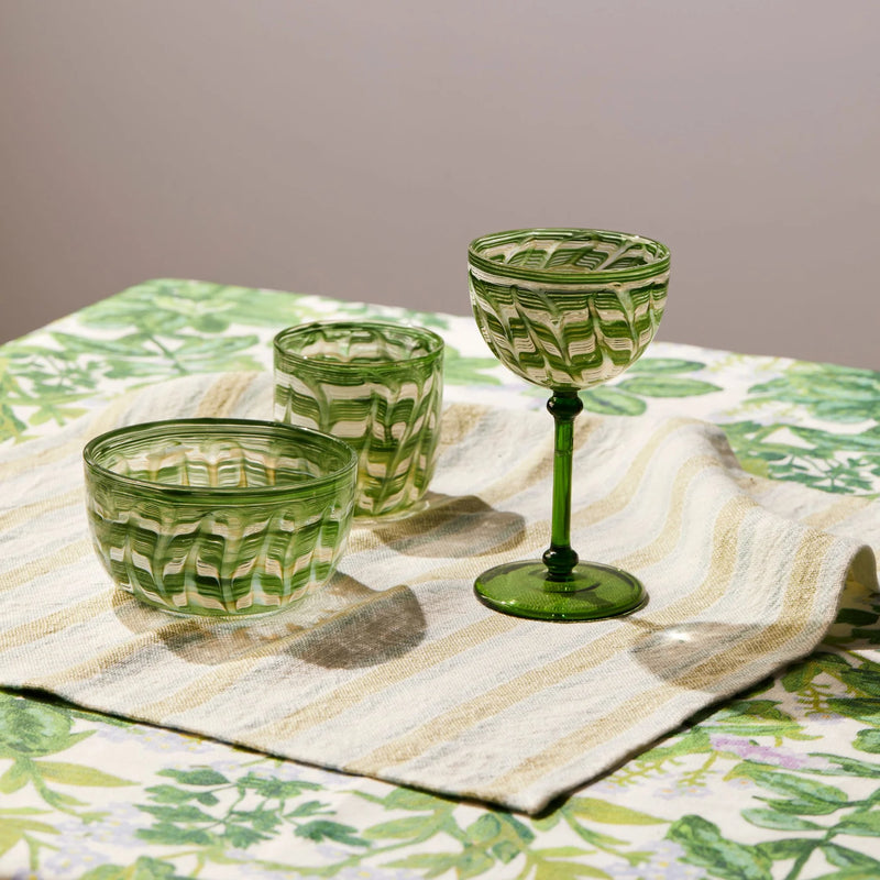 Watercolour Green Tumblers (set of 2)