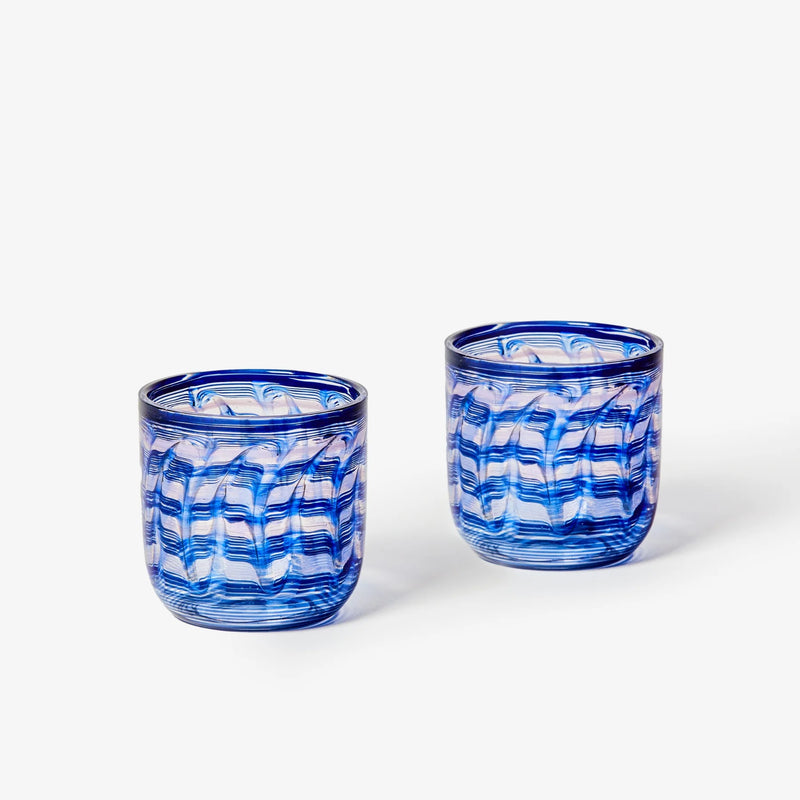 Watercolour Blue Tumblers (set of 2)