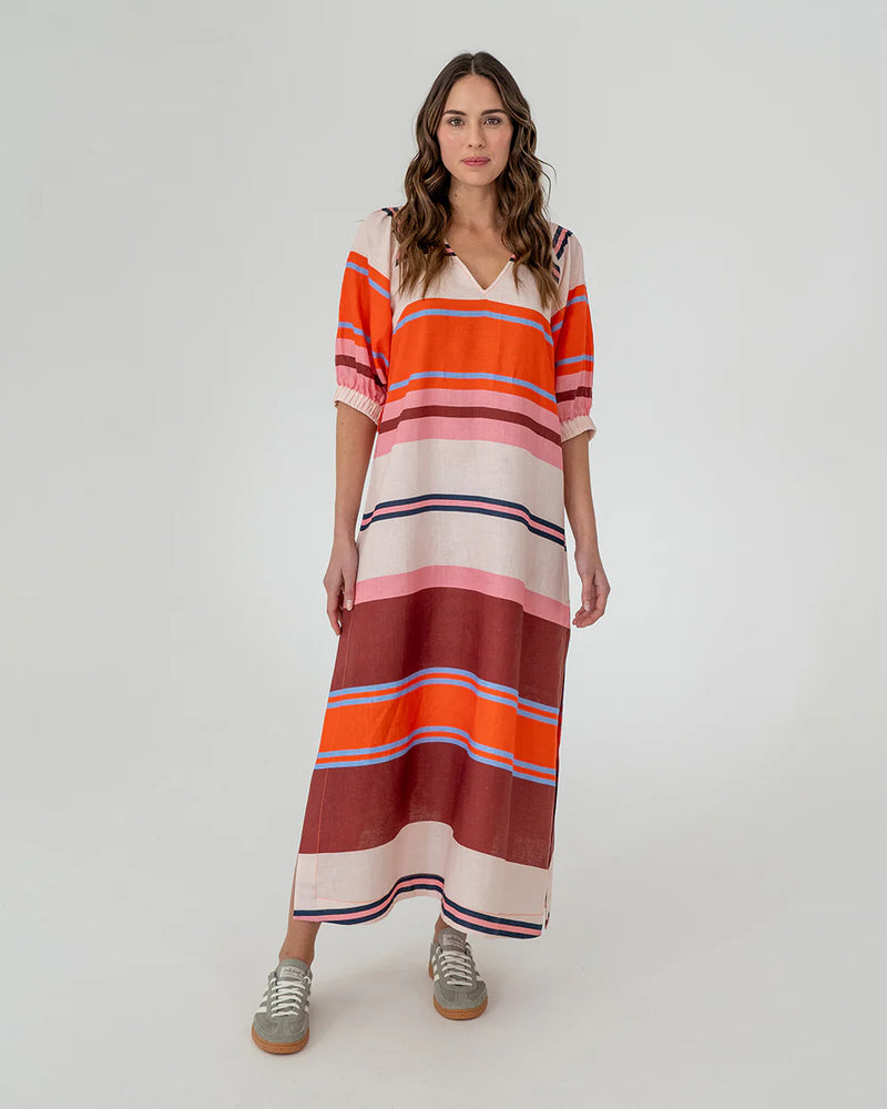 Geneva Dress | Wide Stripe
