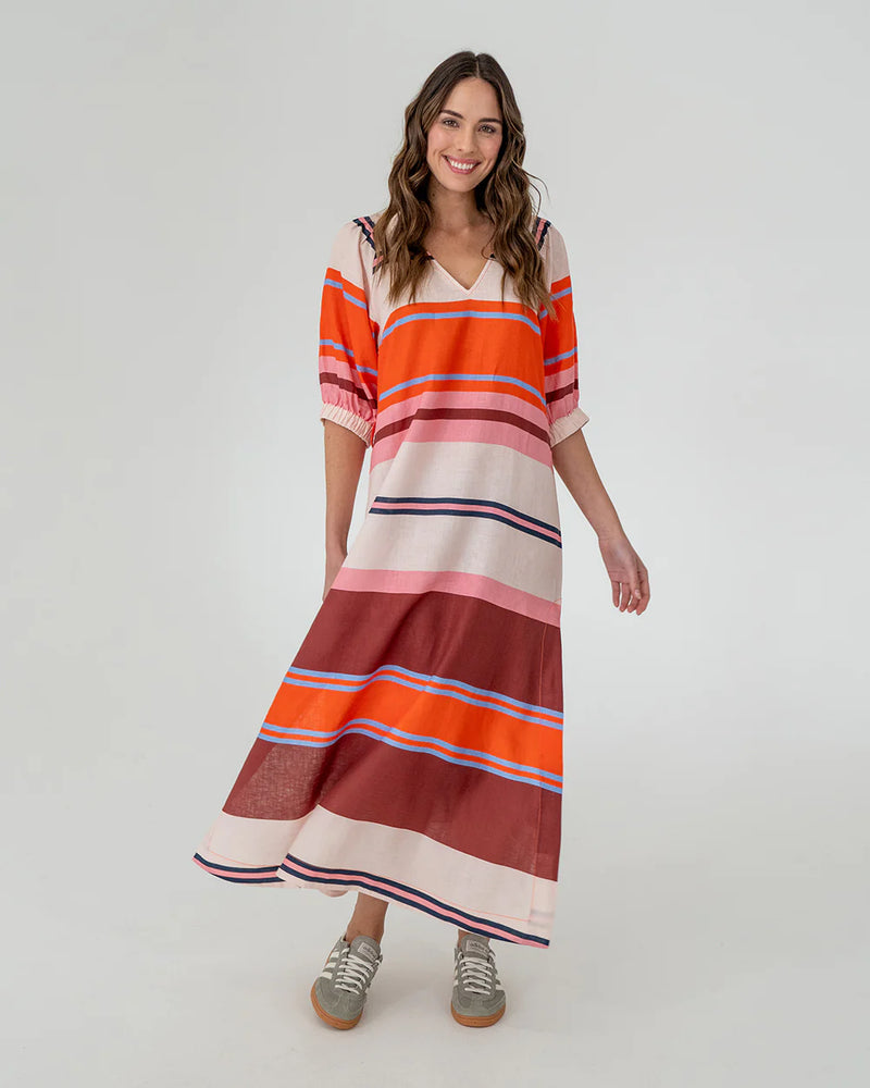 Geneva Dress | Wide Stripe