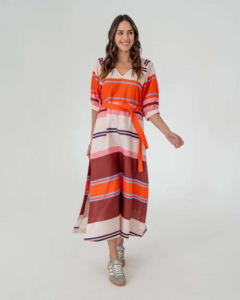 Geneva Dress | Wide Stripe