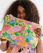 Quilted Cotton Toiletry Purse