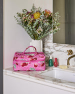 Quilted Cotton Toiletry Case