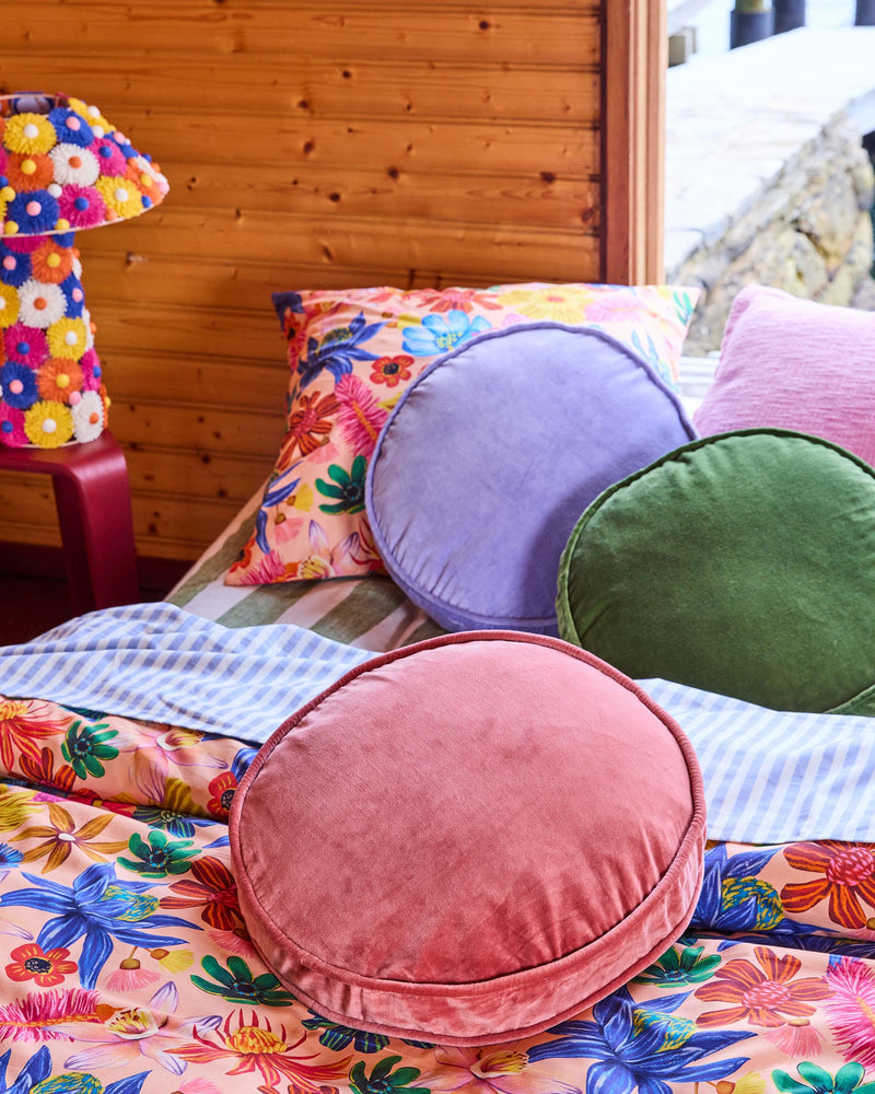 Velvet Pea Cushion