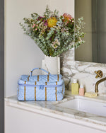 Quilted Cotton Toiletry Case