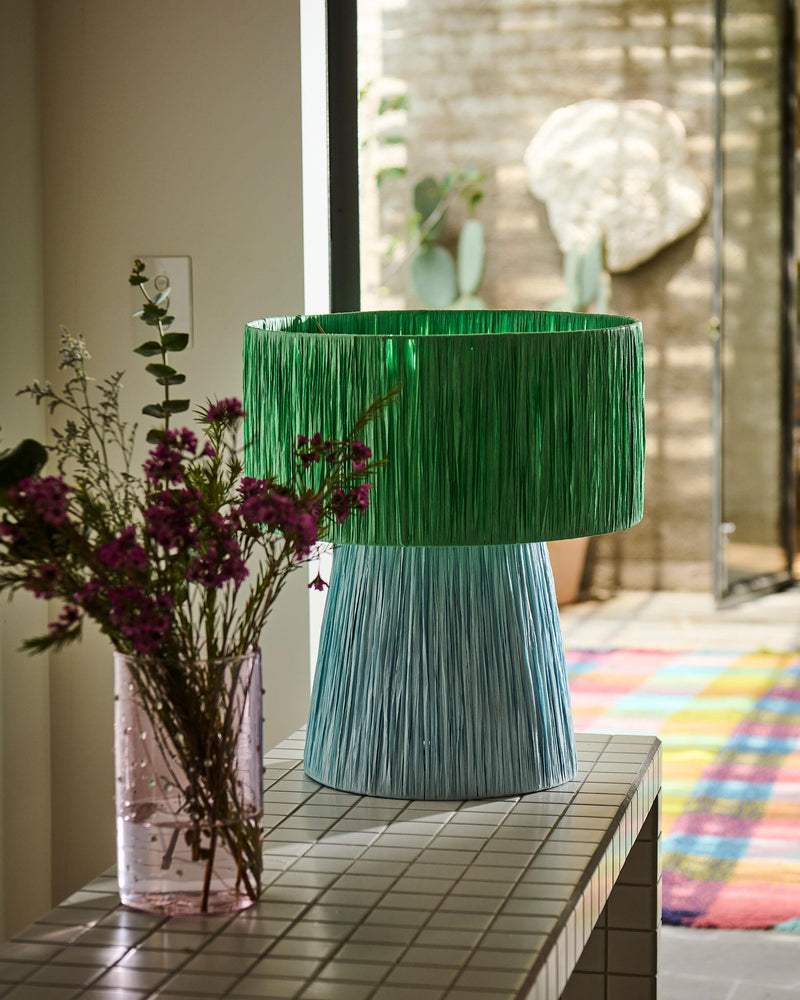 Raffia Lamp