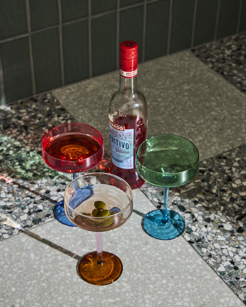 Pistachio Crush Margarita Glass 2P Set