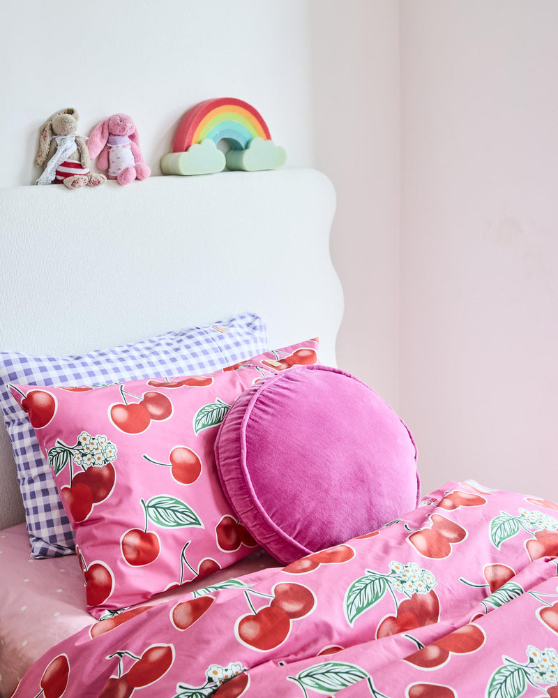 Velvet Pea Cushion