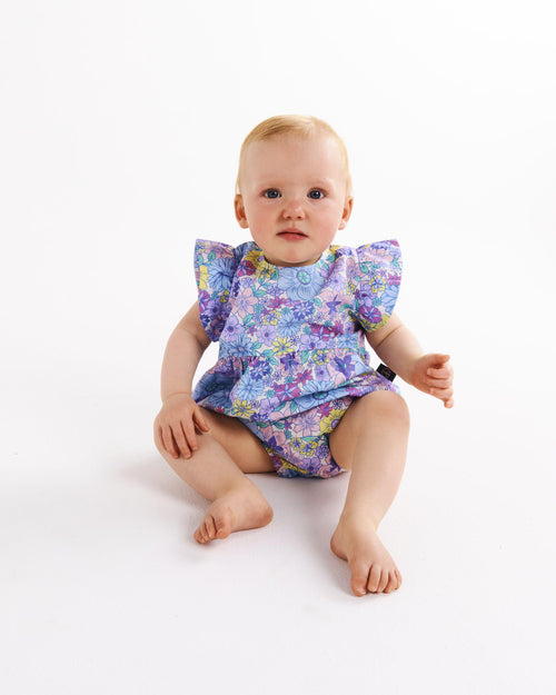 Bunch Of Fun Organic Cotton Frill Playsuit