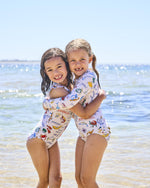 Aussie Road Trip Long Sleeve Bathers
