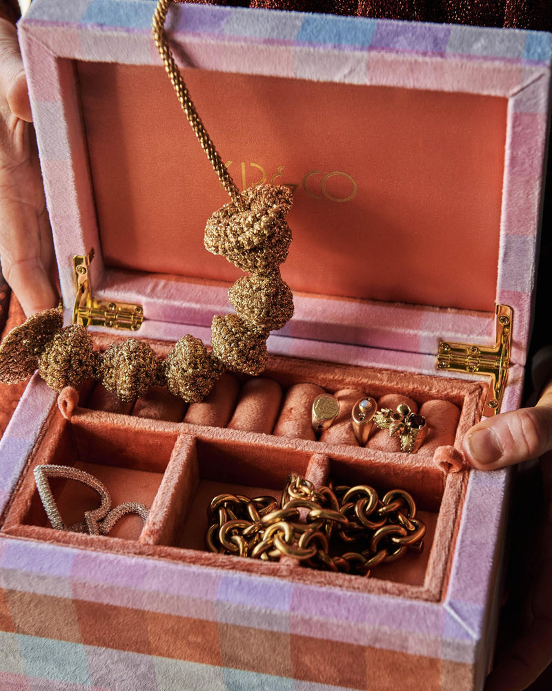 Tutti Frutti Velvet Jewellery Box Large