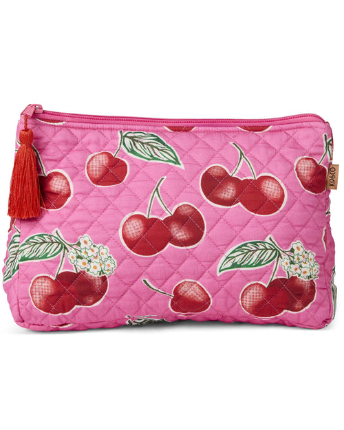 Quilted Cotton Toiletry Purse