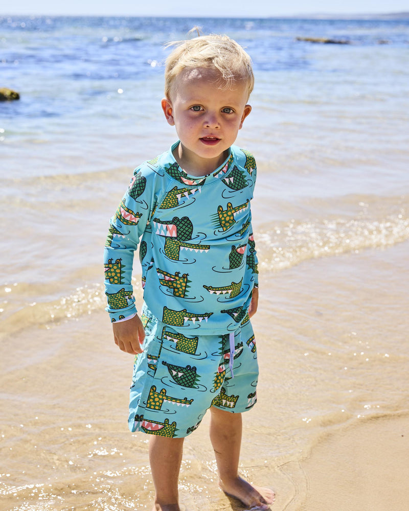 Crocodile Rock Green Boardies