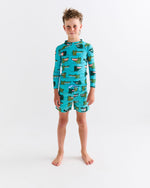 Crocodile Rock Green Boardies