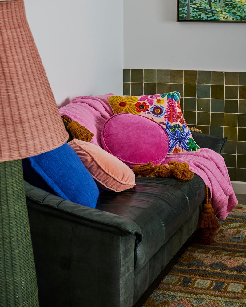 Velvet Pea Cushion