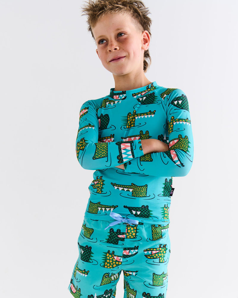 Crocodile Rock Green Boardies