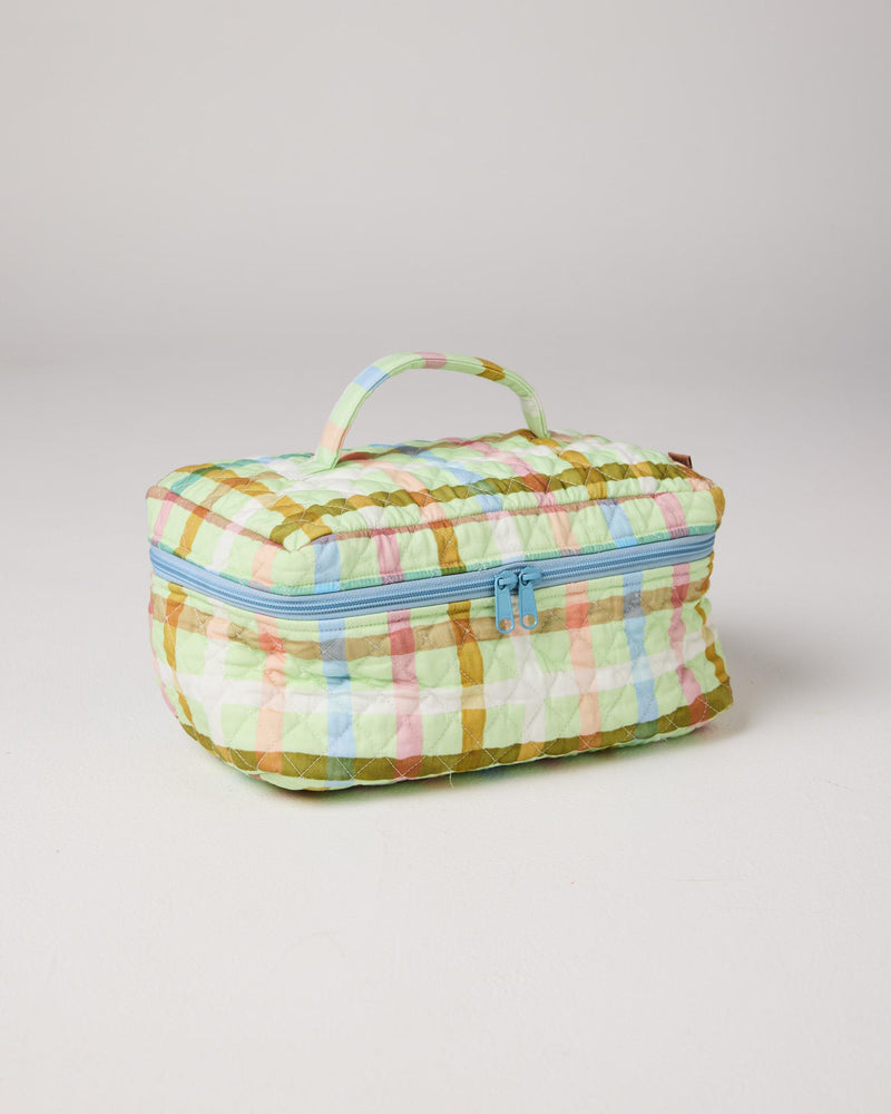 Quilted Cotton Toiletry Case