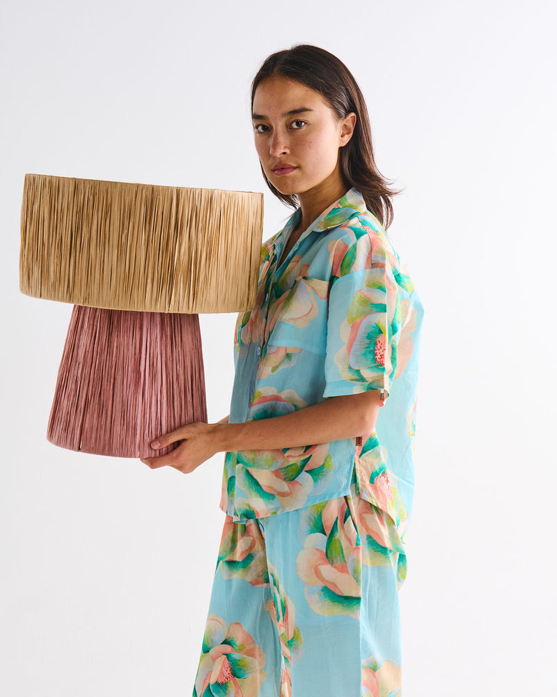 Raffia Lamp