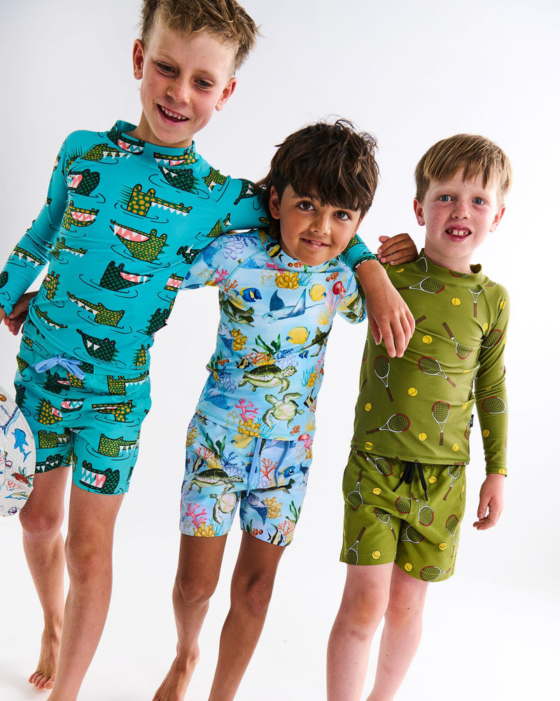 Crocodile Rock Green Boardies