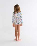 Aussie Road Trip Long Sleeve Bathers
