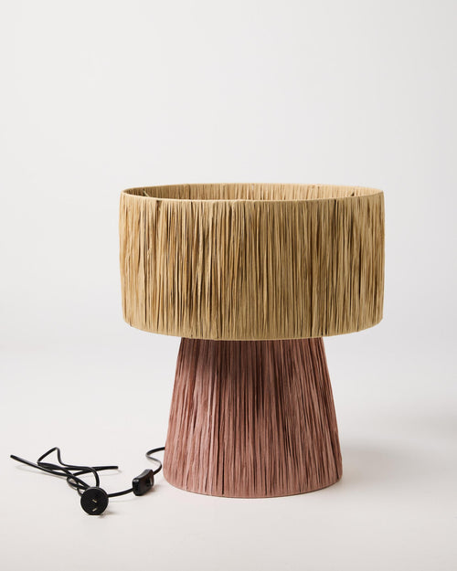 Raffia Lamp