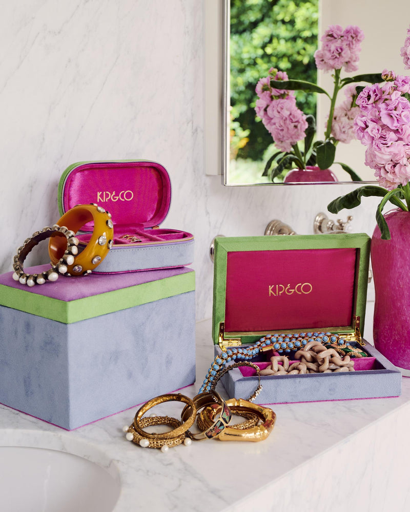 Travel Velvet Jewellery Box