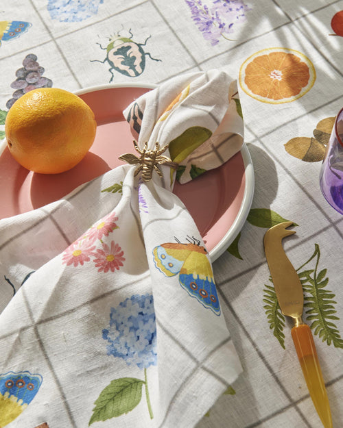 Prairie Linen 4P Napkin Set One Size