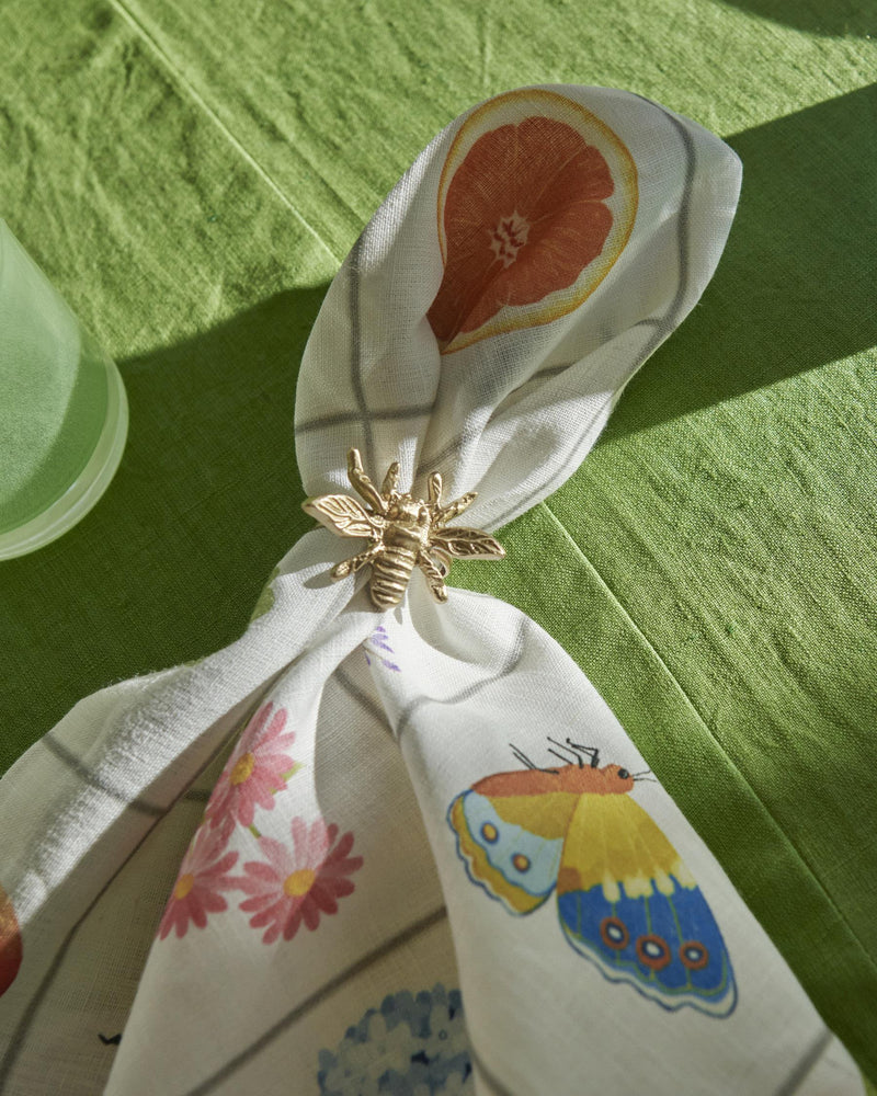 Prairie Linen 4P Napkin Set One Size