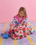 Strawberry Jam Quilted Cotton Toiletry Case