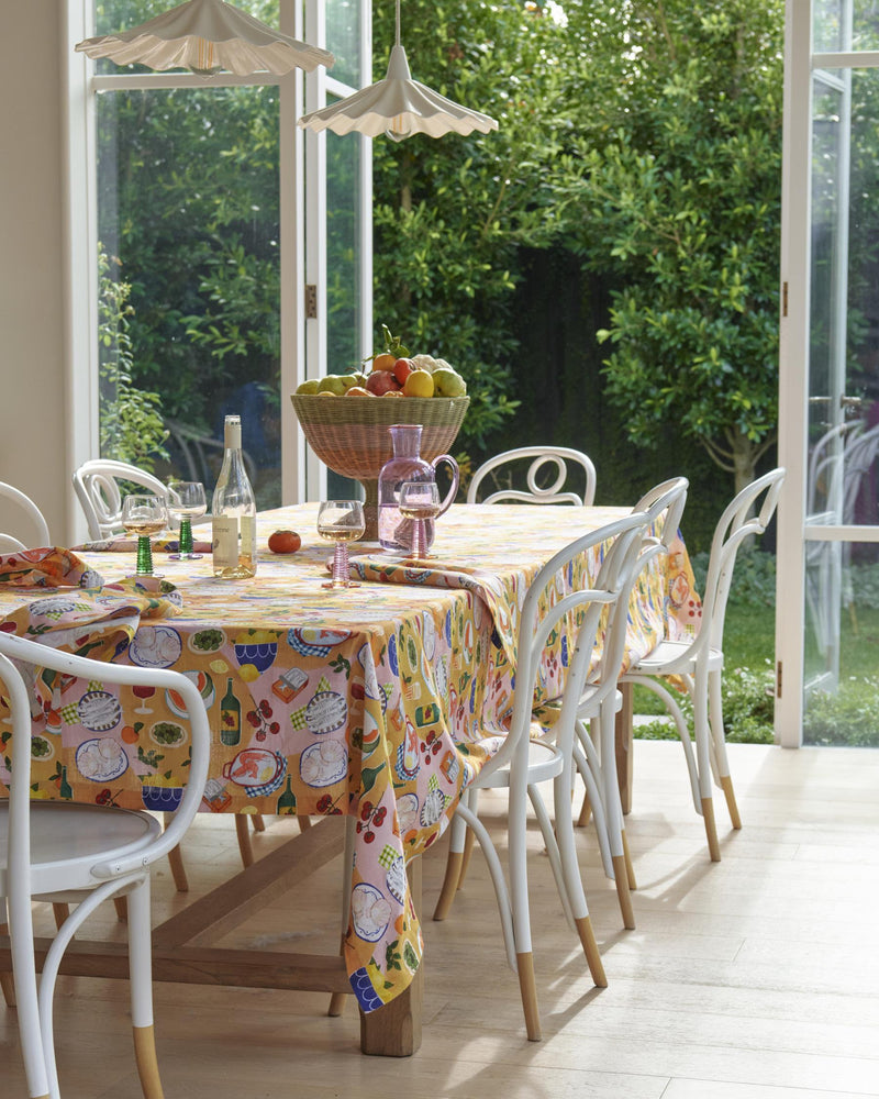 Supper Linen Tablecloth | Large Rectangular
