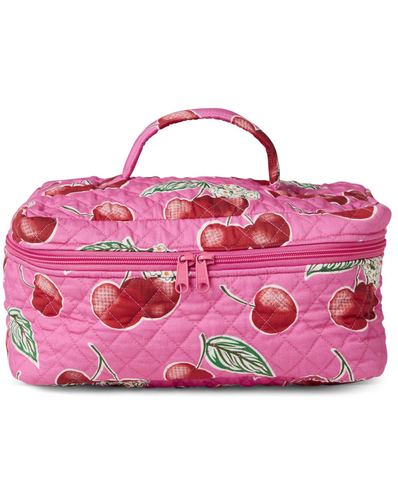 Quilted Cotton Toiletry Case