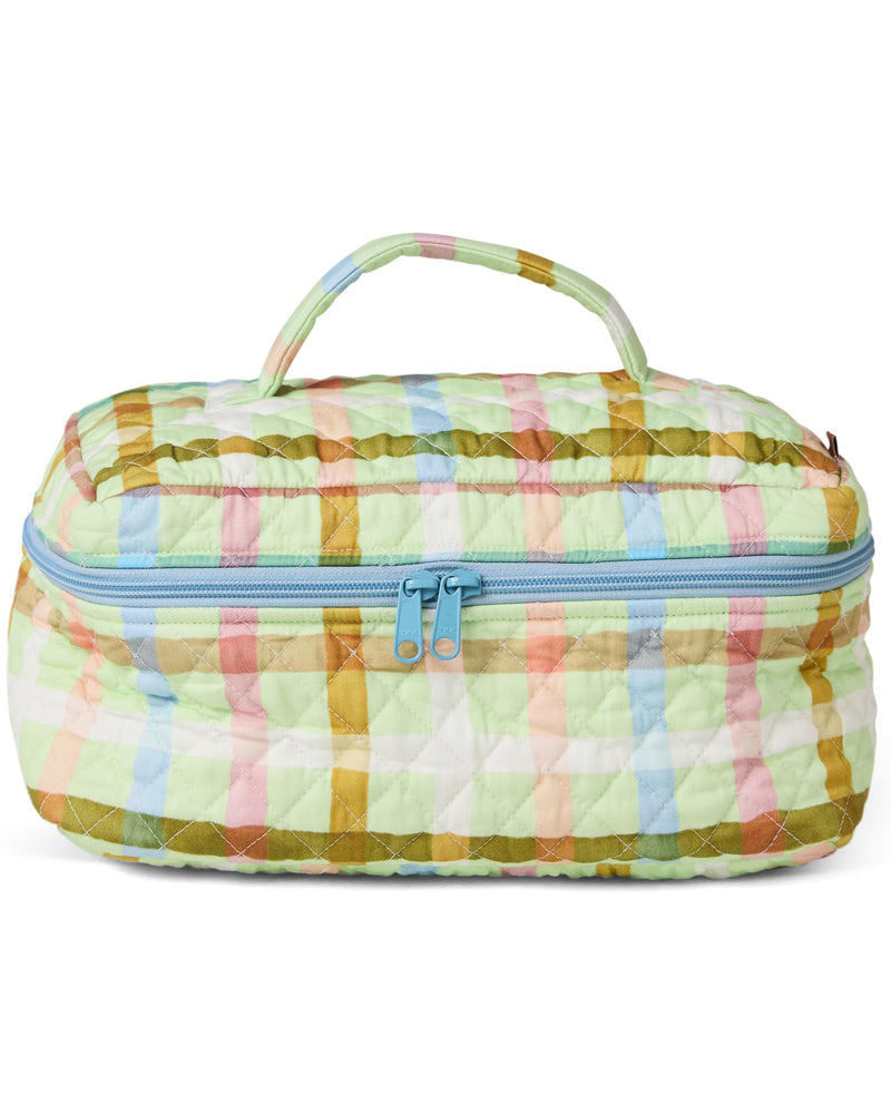 Quilted Cotton Toiletry Case