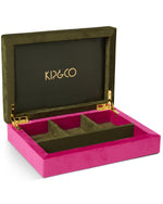 Prickly Pear Velvet Jewellery Box | Small