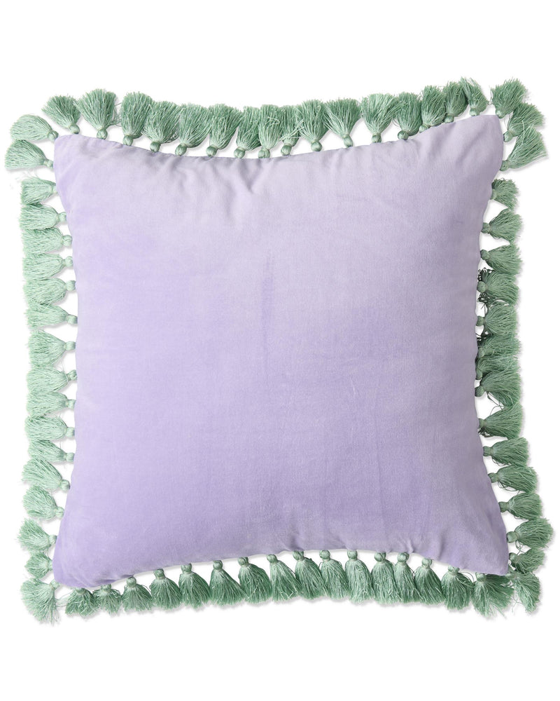 Wisteria Lane Velvet Tassel Cushion One Size