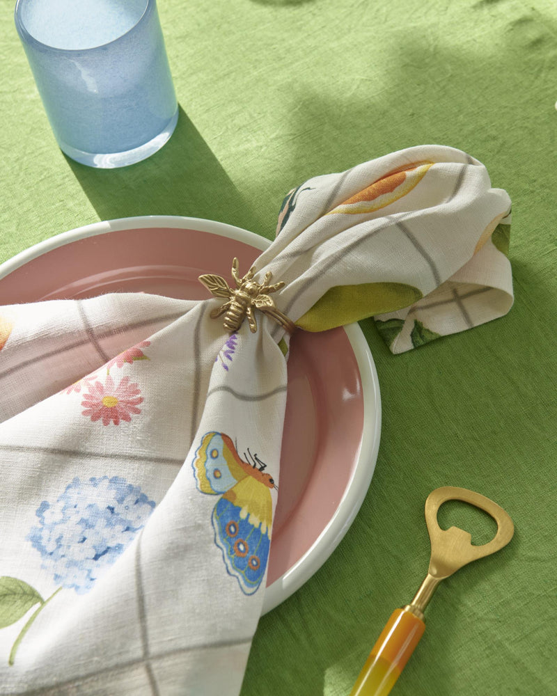 Prairie Linen 4P Napkin Set One Size