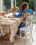 Supper Linen Tablecloth | Large Rectangular