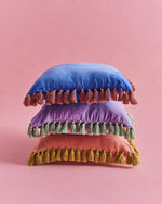 Wisteria Lane Velvet Tassel Cushion One Size